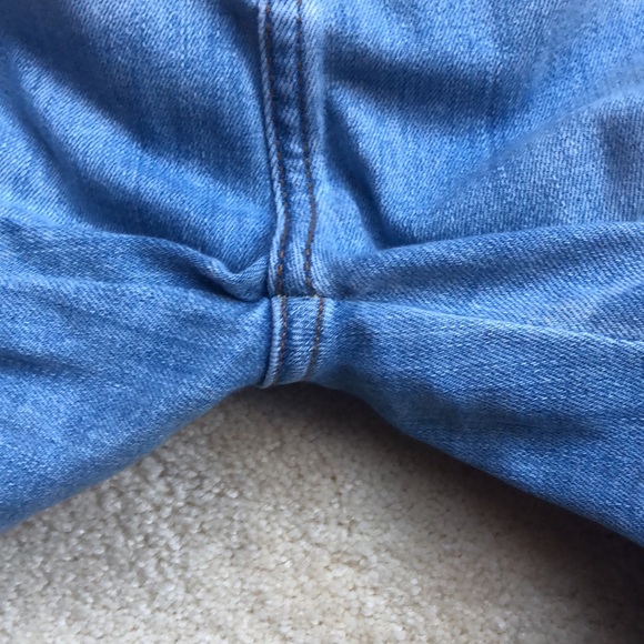 7 For All Mankind High Waist Ankle Gwenevere Striped Super Stretch Jeans - Picture 7 of 11